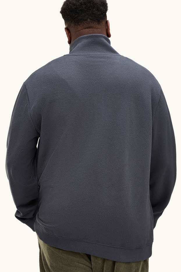 Men - Sweatshirt - blue / dark gray