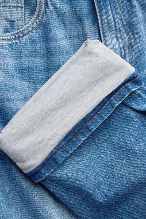 Children Boys - Loose jeans - thermal jeans - blue denim