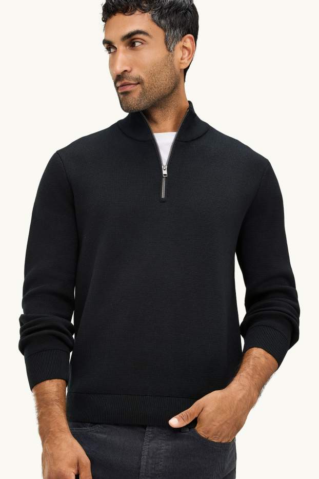 Herren - Pullover - schwarz