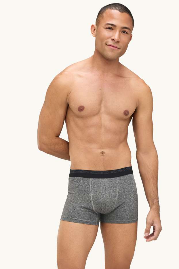 Home - Paquet de 3 - calçotets trunk - gris