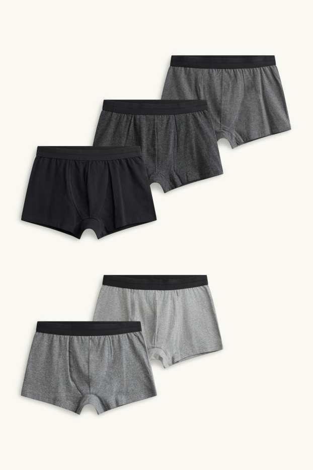 Hommes - Shorty - gris / noir