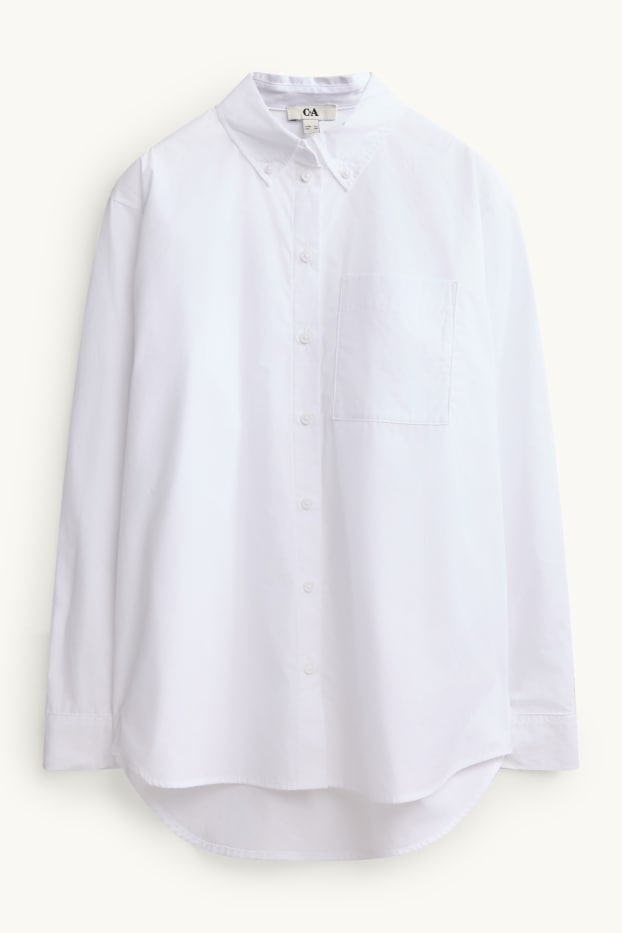 Damen - Hemdbluse - weiss