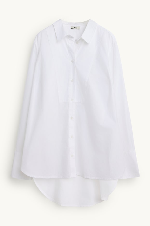 Damen - Hemdbluse - weiss