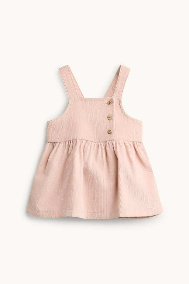 Baby Mädchen - Blümchen - Erstlingsoutfit - 2 teilig - rosa