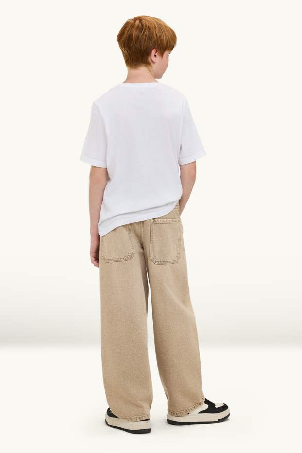 Copii - Băieți - Baggy jeans - bej
