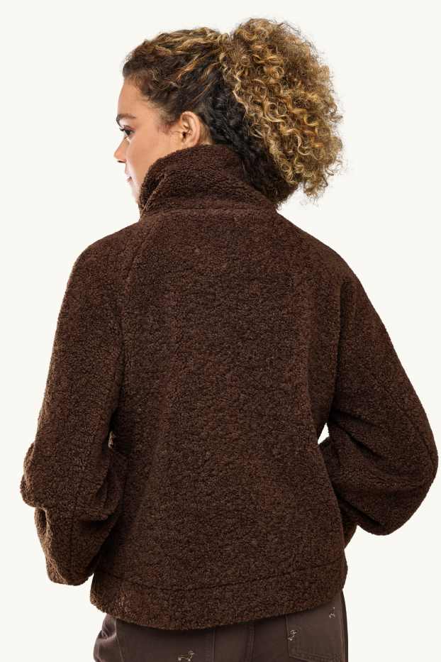 Femmes - Veste en peluche - marron