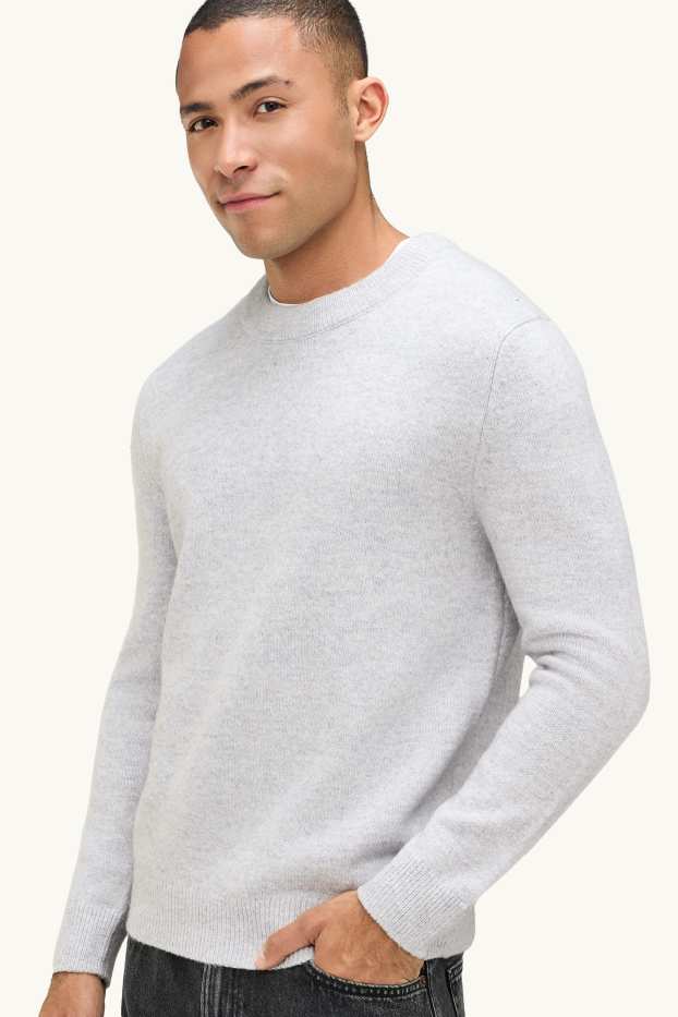 Uomo - Maglione - grigio chiaro