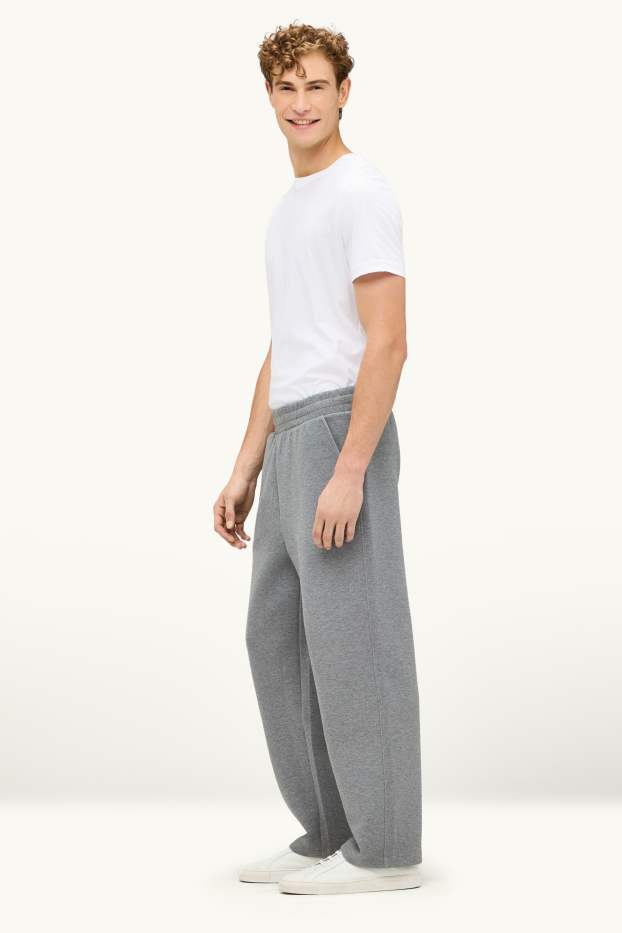 Herren - Jogginghose - grau-melange