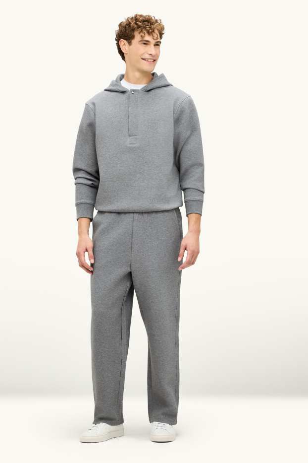 Herren - Jogginghose - grau-melange