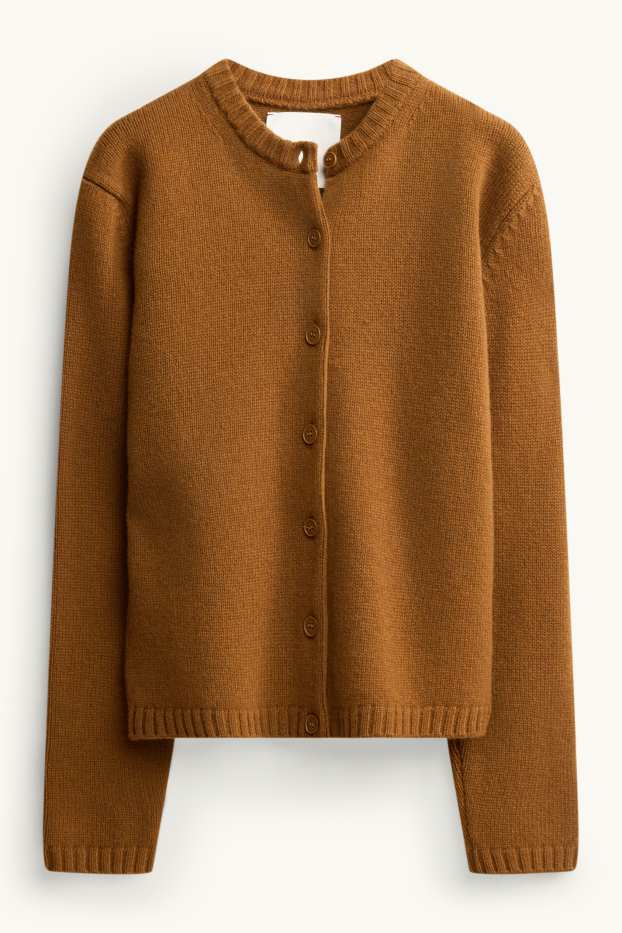 Femmes - Gilet en laine - marron