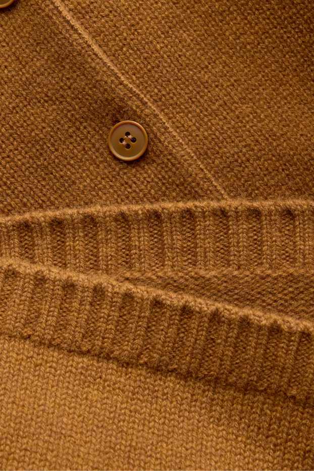 Femmes - Gilet en laine - marron