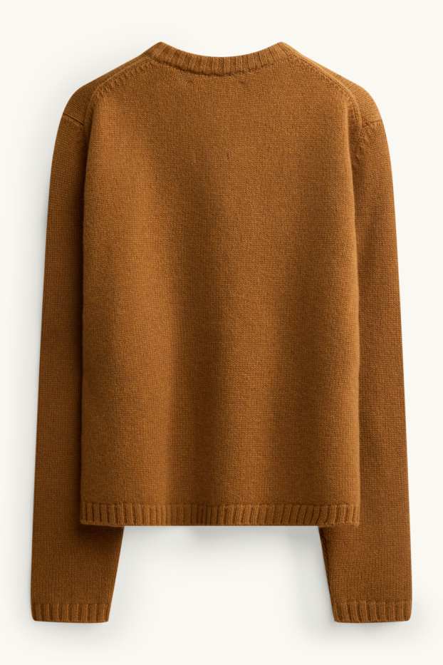 Femmes - Gilet en laine - marron