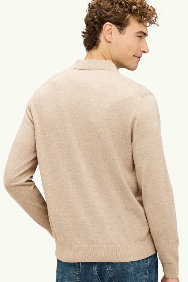 Hommes - Pull - beige