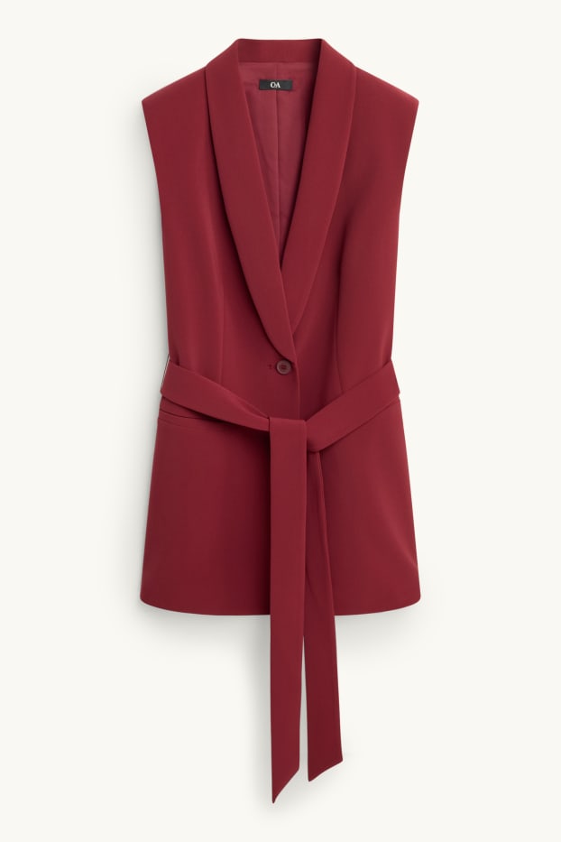 Donna - Gilet business - regular fit - bordeaux