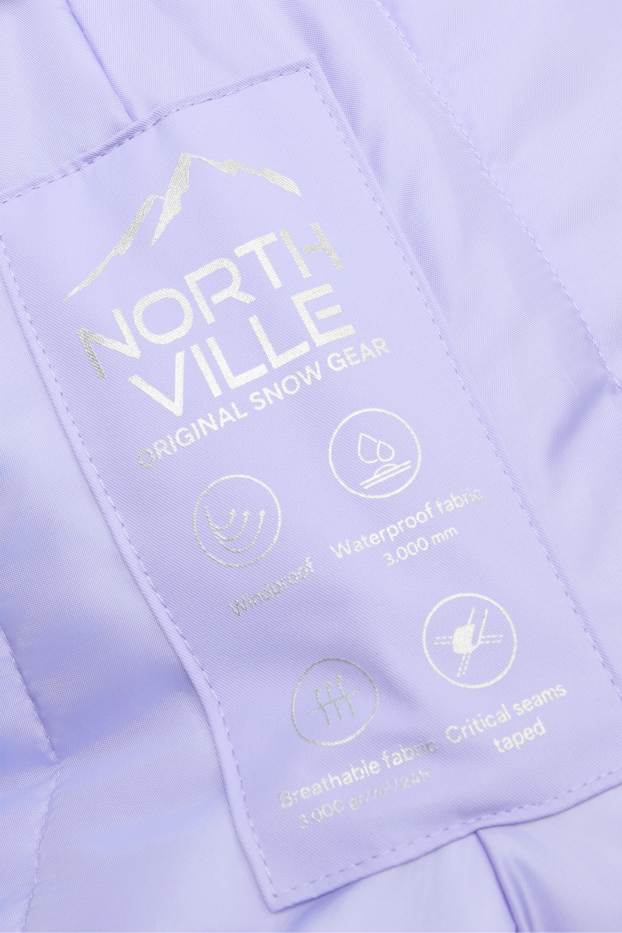 Children Girls - Ski pants - waterproof - lilac