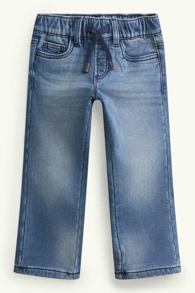 Kinderen: jongens - Straight jeans - thermojeans - jeansblauw