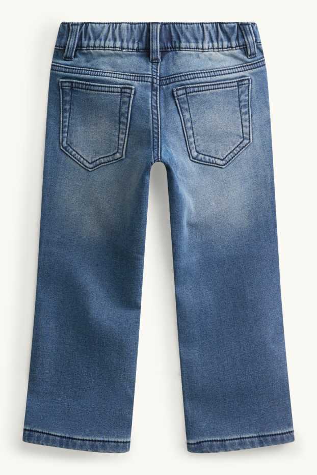 Kinderen: jongens - Straight jeans - thermojeans - jeansblauw