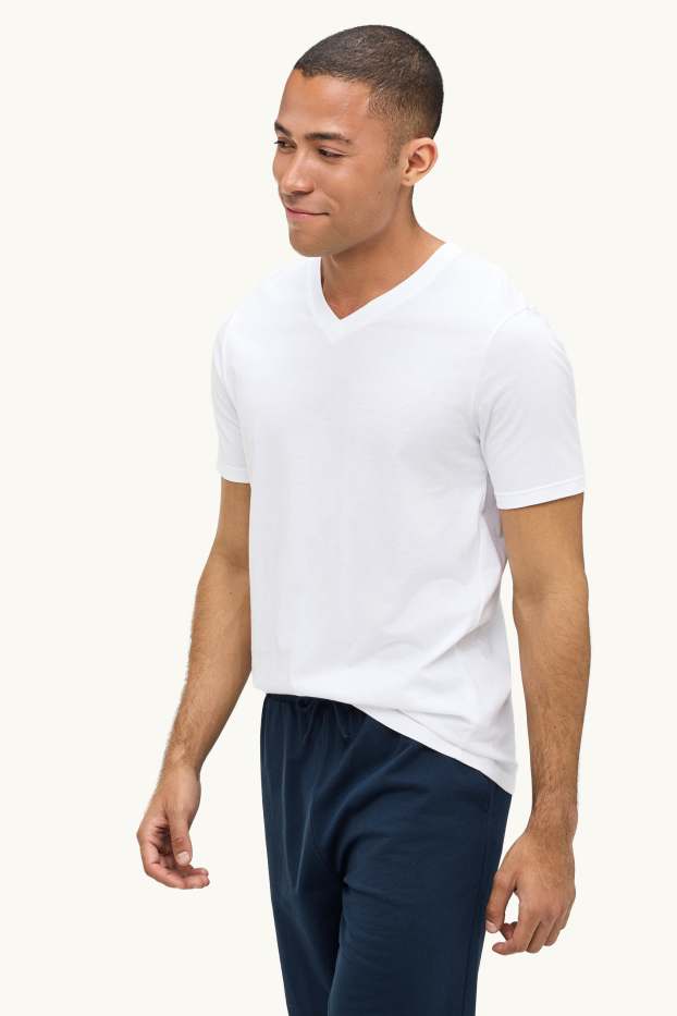 Herren - Pyjamashorts - dunkelblau