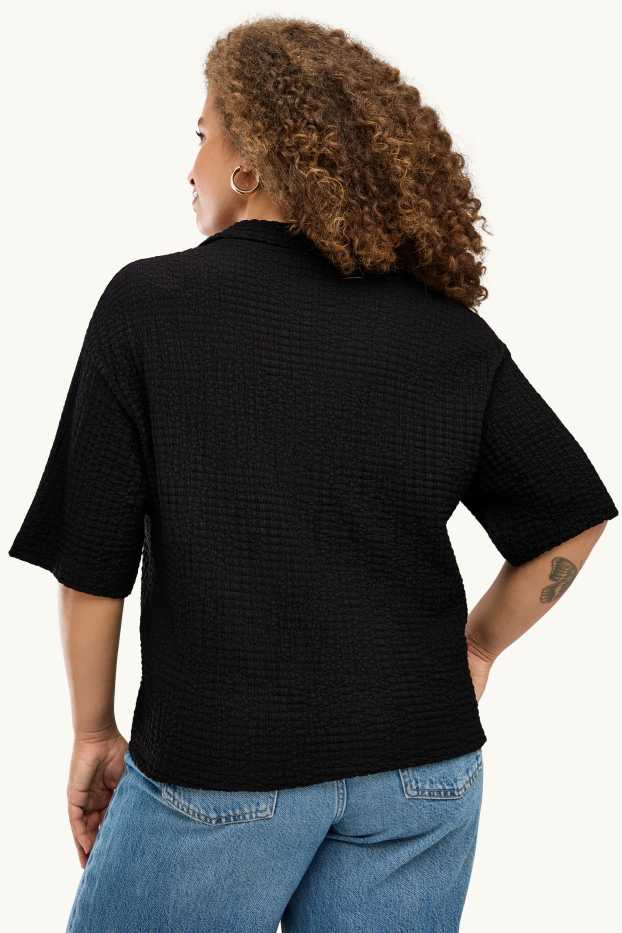 Femmes - Polo - regular fit - noir