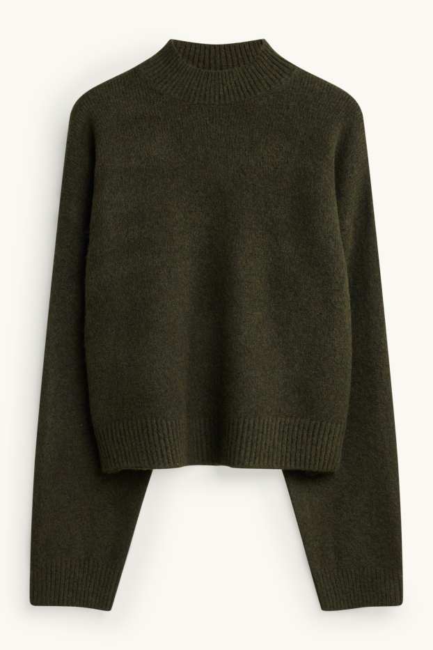 Donna - Maglione - verde scuro