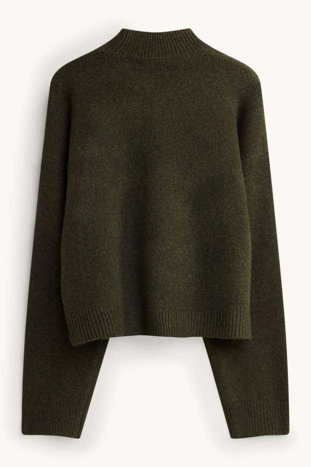 Donna - Maglione - verde scuro