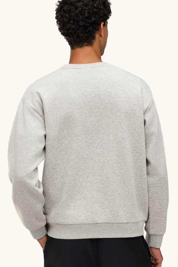 Uomo - Felpa - relaxed fit - Chevrolet - grigio chiaro melange