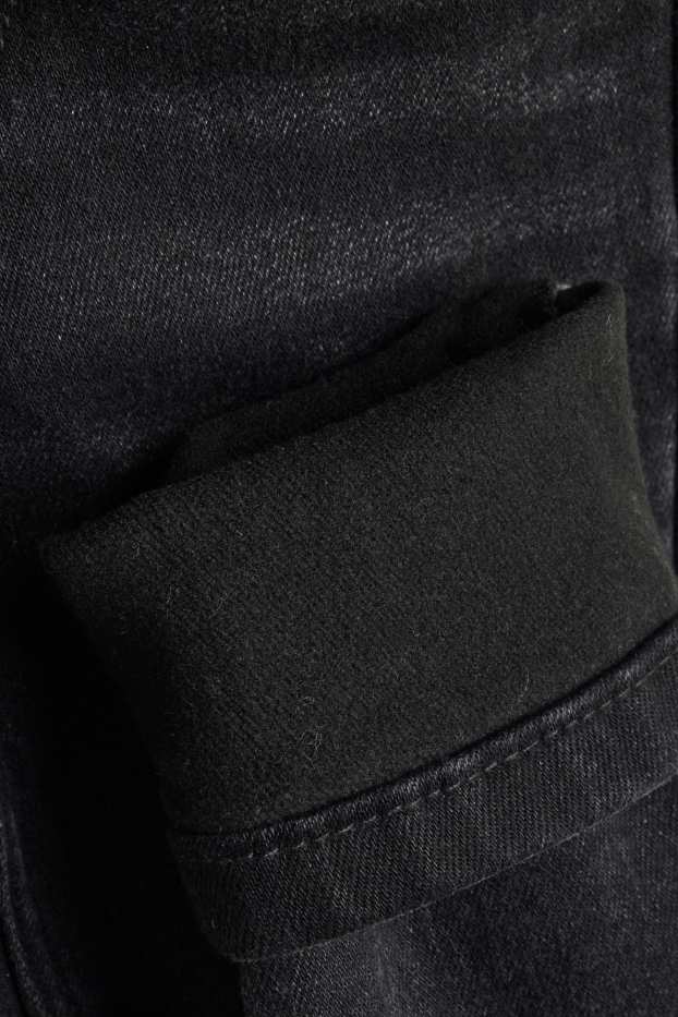 Copii - Fete - Skinny jeans - jeans termoizolanți - denim-gri închis