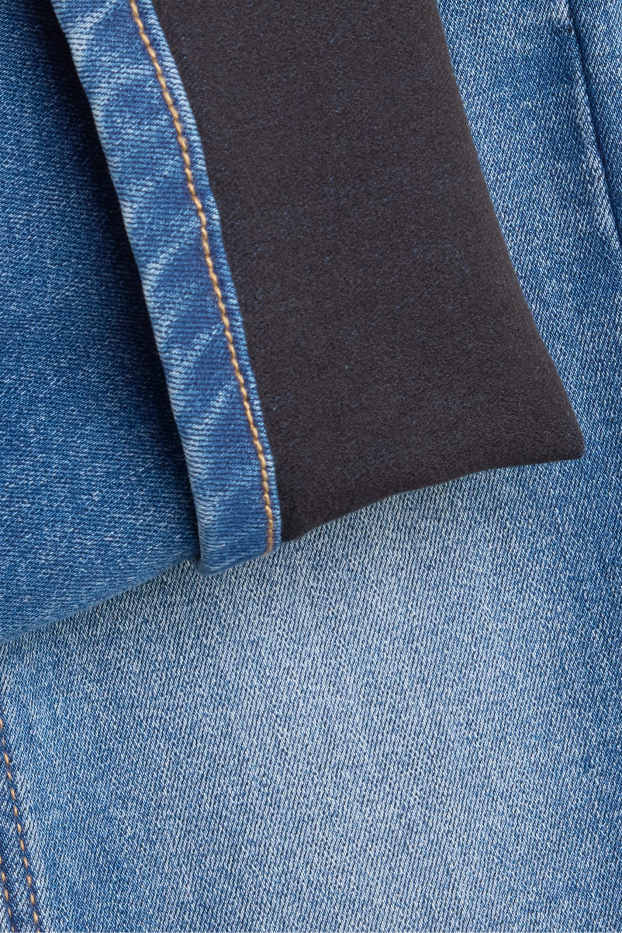 Bambine - Jeans a gamba larga - jeans termici - jeans blu