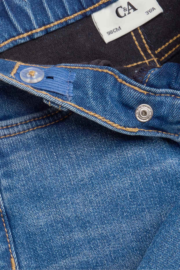 Bambine - Jeans a gamba larga - jeans termici - jeans blu