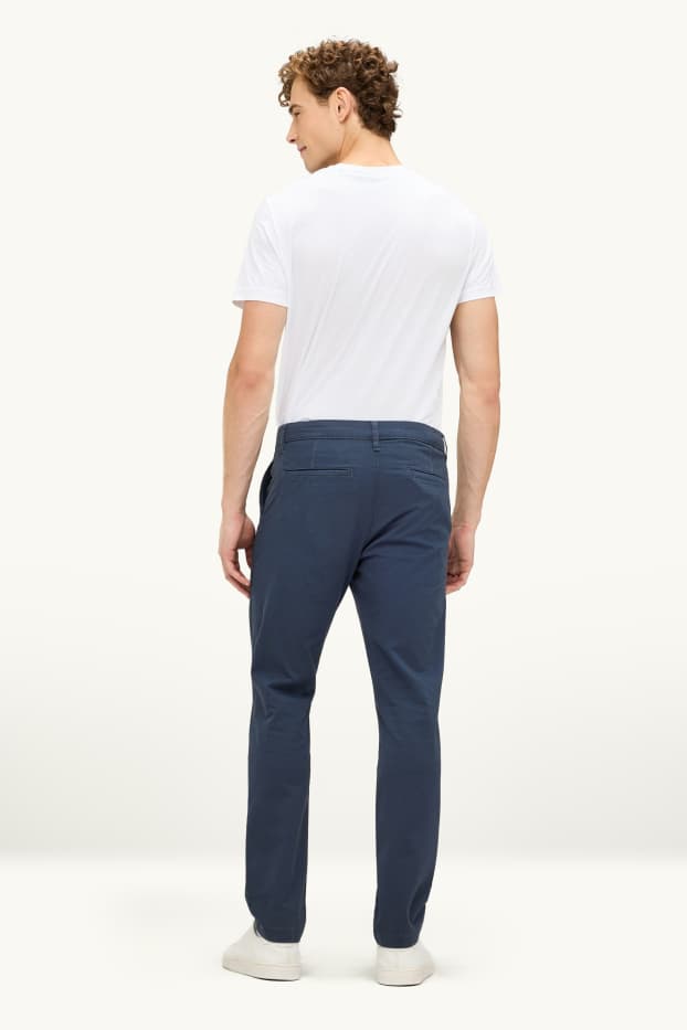 Heren - Chino - slim fit - donkerblauw