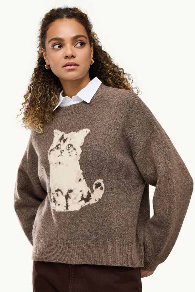 Femmes - Pull - marron