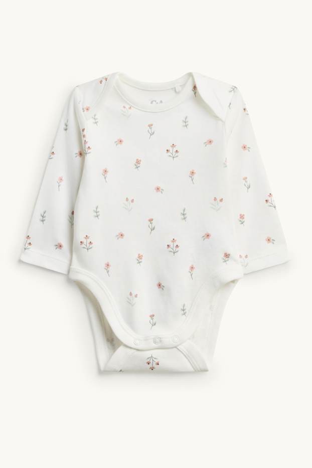Nadó nena - Esquirol - pijama d’una peça - per a nadó - 2 peces - blanc/rosa