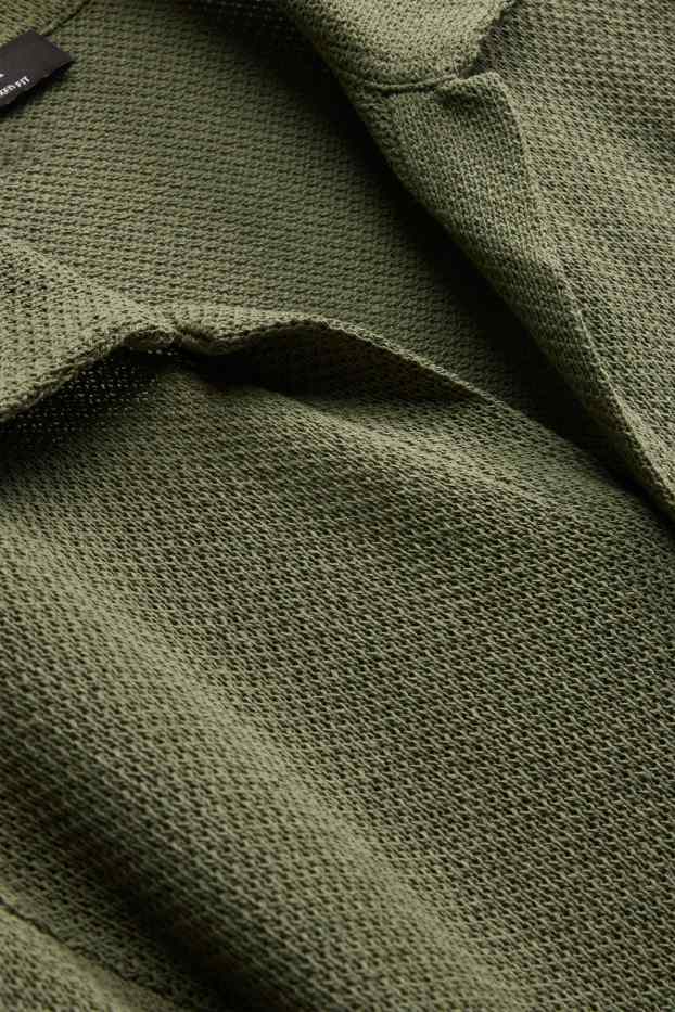 Uomo - Camicia - verde scuro