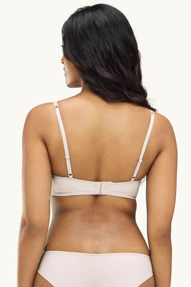 Dames - BH met beugels - DEMI - voorgevormd - taupe