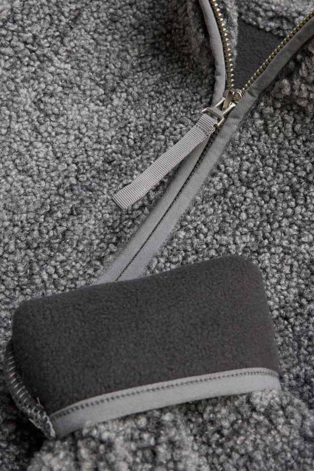 Women - Fleece jumper - gray-melange