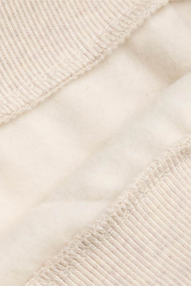 Enfants filles - Souris - sweat - effet brillant - rose / beige