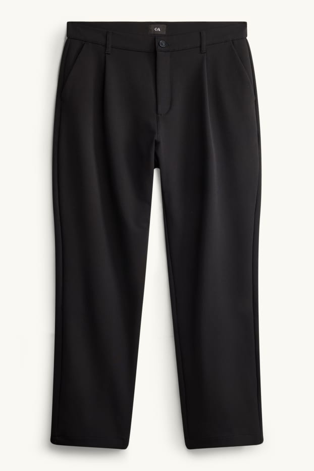 Bărbați - Chino - relaxed fit - negru
