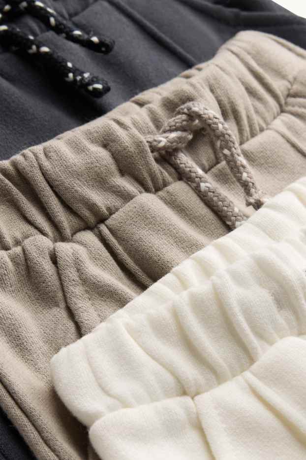 Baby Boys - Multipack of 3 - baby joggers - cremewhite