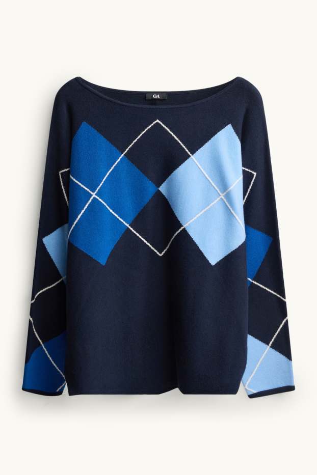 Women - Jumper - blue / dark blue
