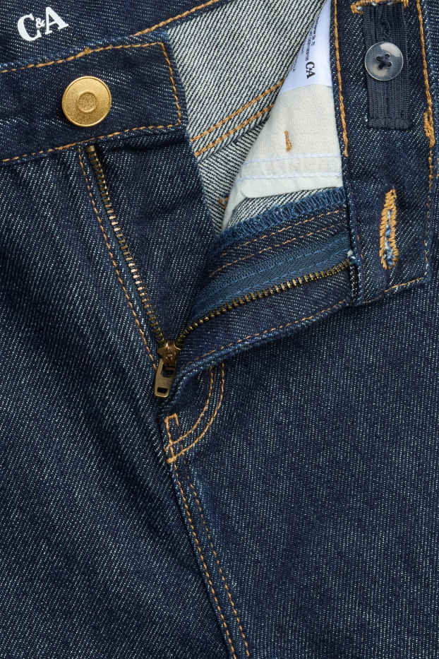 Kinderen: meisjes - Wide leg jeans - jeansdonkerblauw