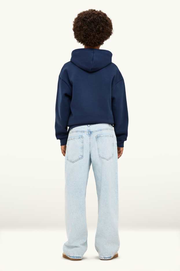 Children Boys - Baggy jeans - thermal jeans - denim-light blue