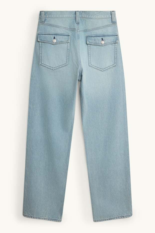 Pánské - Relaxed jeans - světle modrá