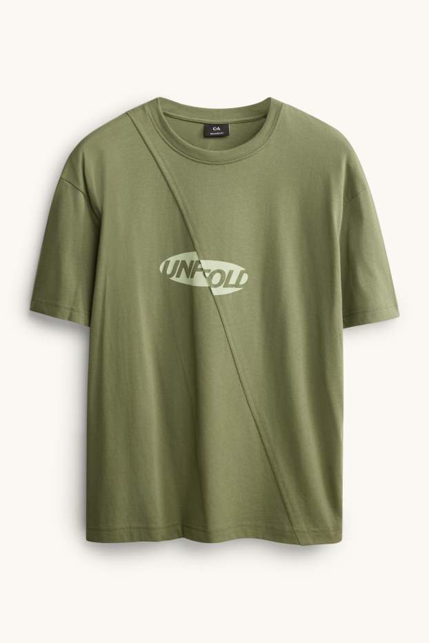 Uomo - T-shirt - verde