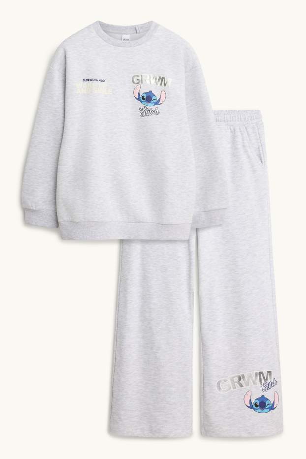 Enfants filles - Ensemble - gris clair chiné
