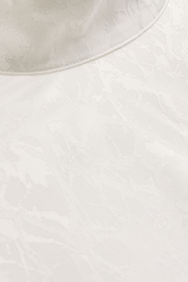 Dames - Blouse - met patroon - wit