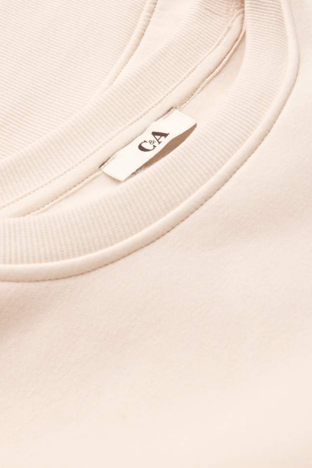 Dames - Sweatshirt - crèmekleurig