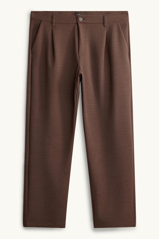 Bărbați - Chino - relaxed fit - maro