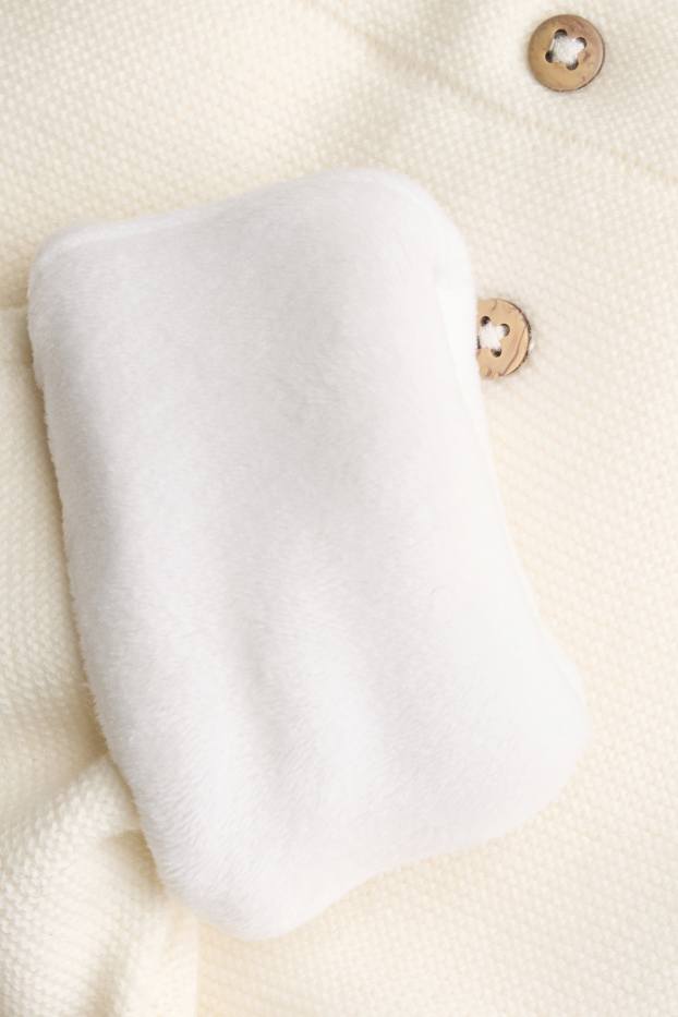 Unisexe - Leggings chauds pour bébé - blanc crème