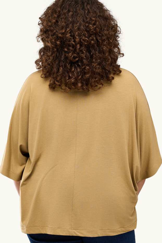 Donna - T-shirt - relaxed fit - marrone chiaro