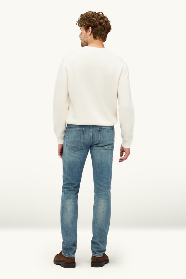 Bărbați - Slim jeans - LYCRA® - denim-albastru